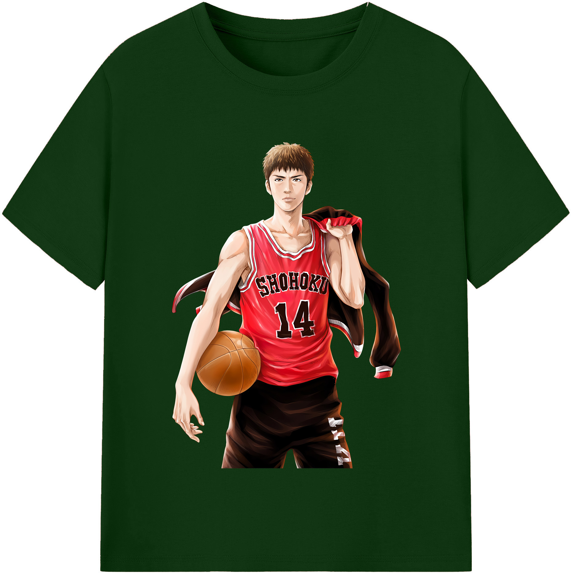 （画像用） SLAM DUNK／スラムダンク 綿100％半袖Tシャツ（フロントプリント）